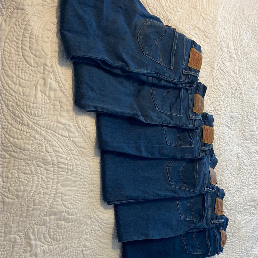 Levi's Blue Skinny Jeans Classic Denim